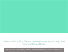 Tablet Screenshot of carrything.com